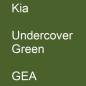 Preview: Kia, Undercover Green, GEA.